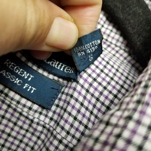 Polo by Ralph Lauren Shirt Mens Medium Regent Blue Cotton Long Sleeve Button Up - Picture 5 of 10